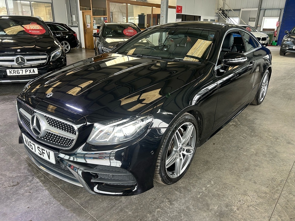 Mercedes-Benz E Class 2.0 E220d Amg Line Coupe G-tronic Euro WA67SFV Black #2