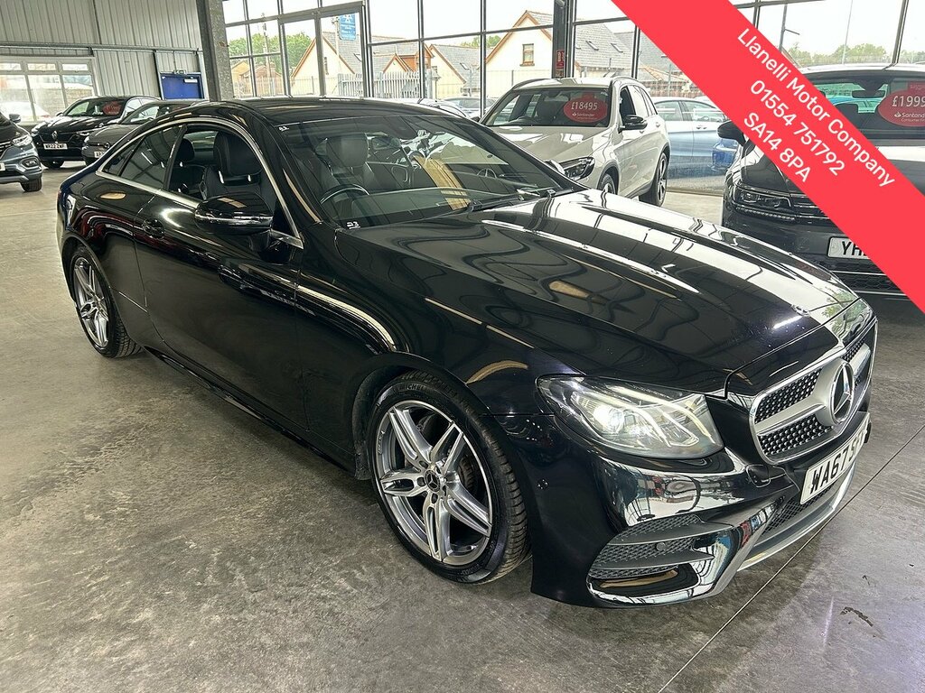 Mercedes-Benz E Class 2.0 E220d Amg Line Coupe G-tronic Euro Black
