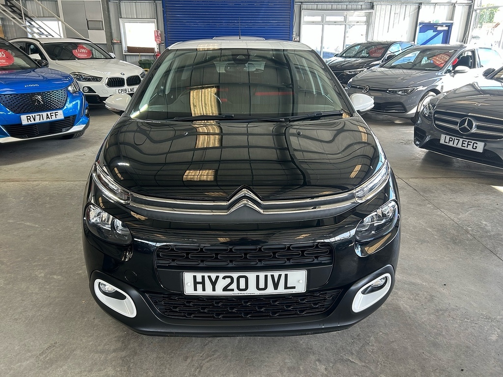 Citroen C3 1.2 Puretech Flair Plus Hatchback Manua HY20UVL Black #3