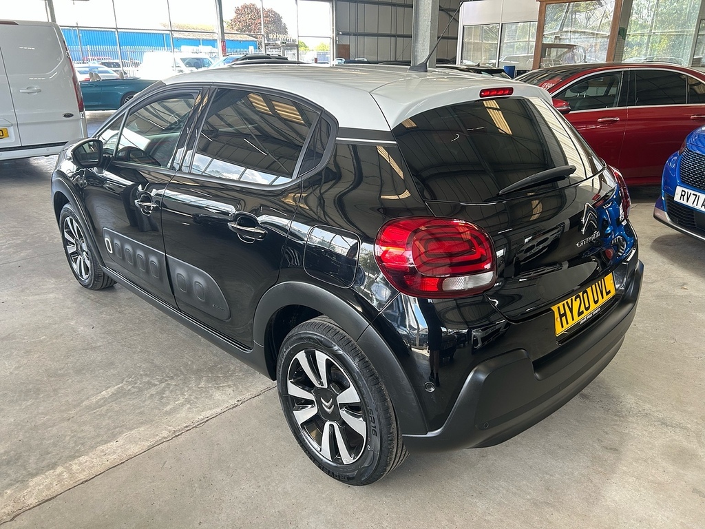Citroen C3 1.2 Puretech Flair Plus Hatchback Manua HY20UVL Black #5