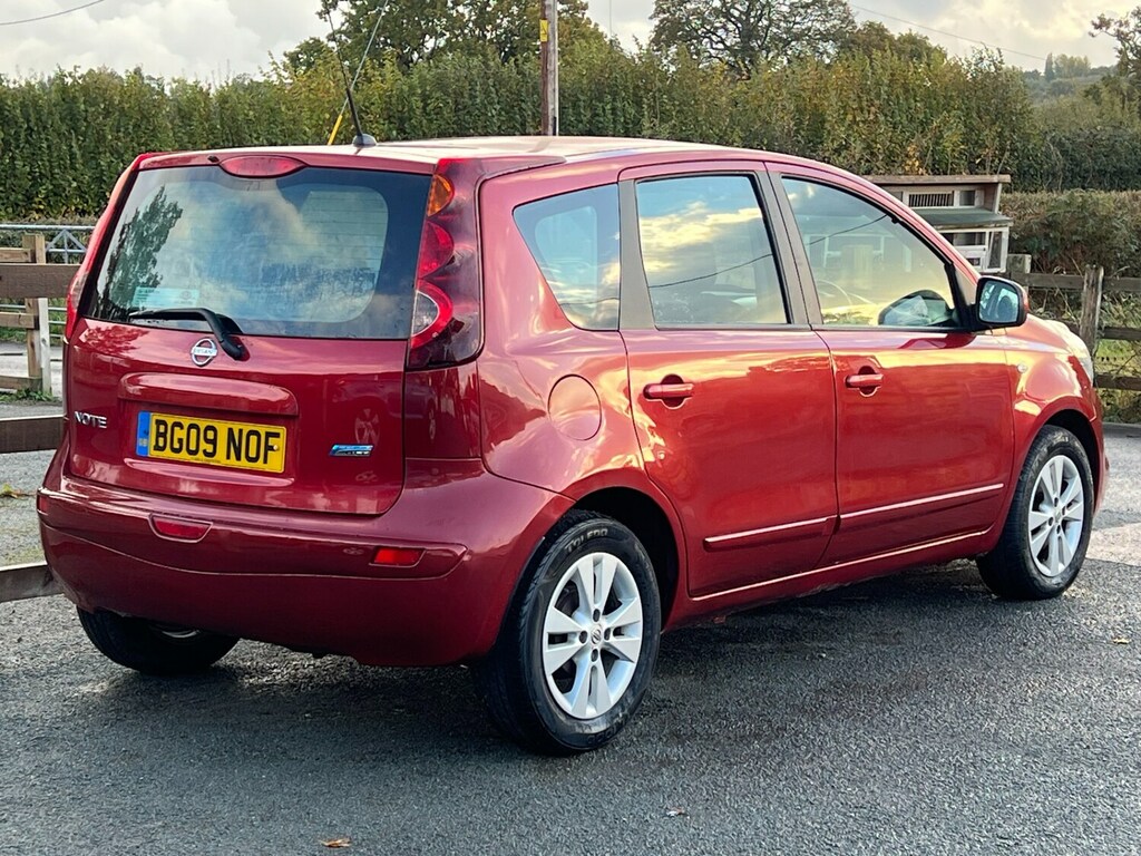 Nissan Note 1.5 Dci Acenta BG09NOF Red #6