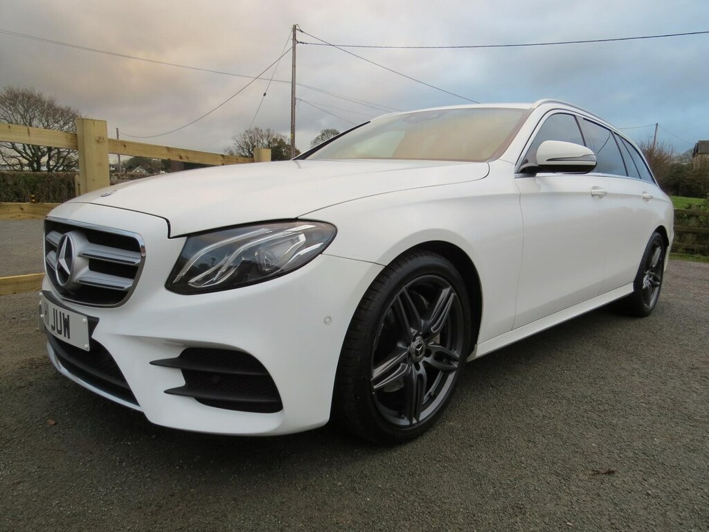 Mercedes-Benz E Class E220d Amg Line 9G-tronic H1JUW White #6
