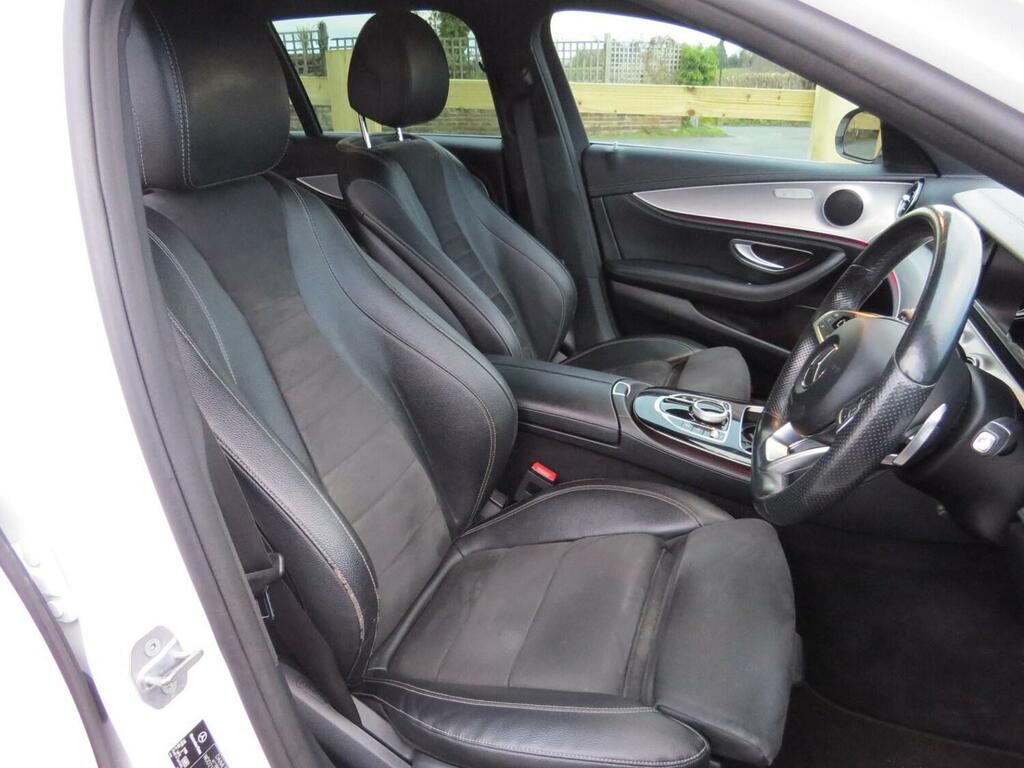Mercedes-Benz E Class E220d Amg Line 9G-tronic H1JUW White #5