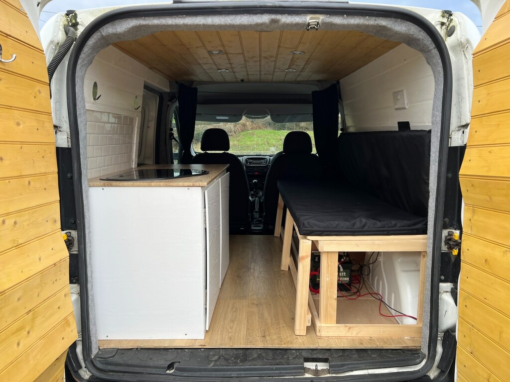 Fiat Doblo 1.3 Multijet 16V Camper Van Full Conversion Microc White #2