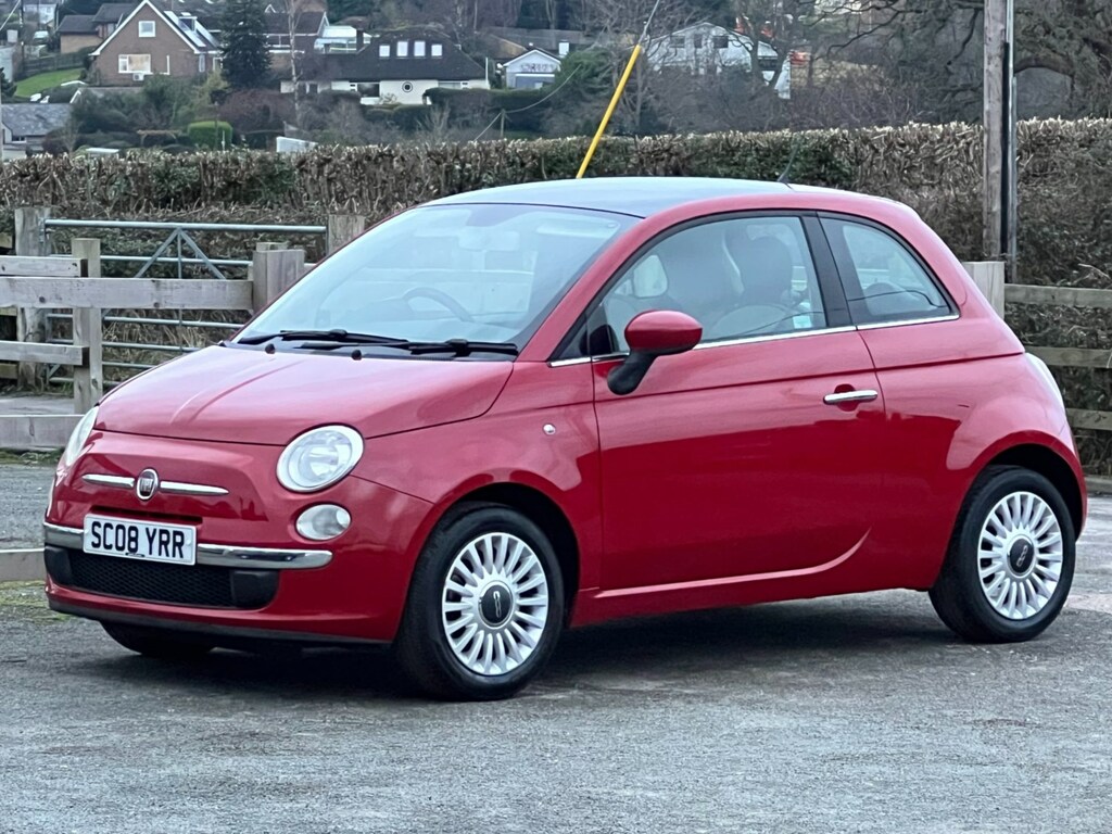 Fiat 500 1.2 Lounge Bright Red, Fab Condition Throughou Red