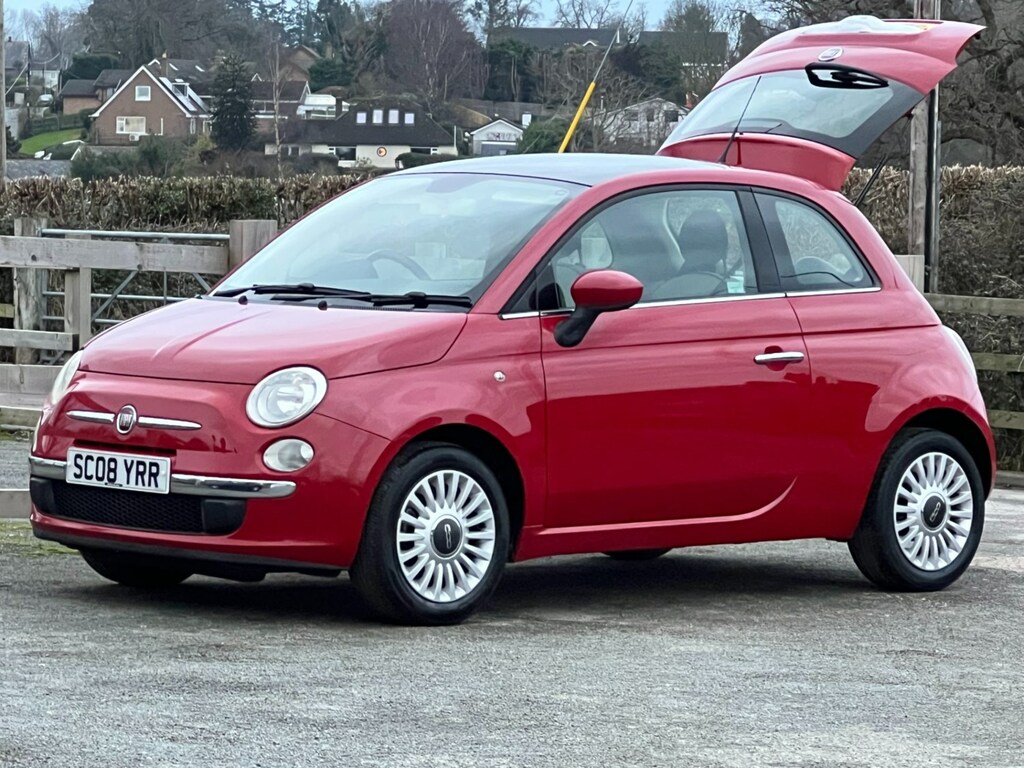 Fiat 500 1.2 Lounge Bright Red, Fab Condition Throughou Red #3