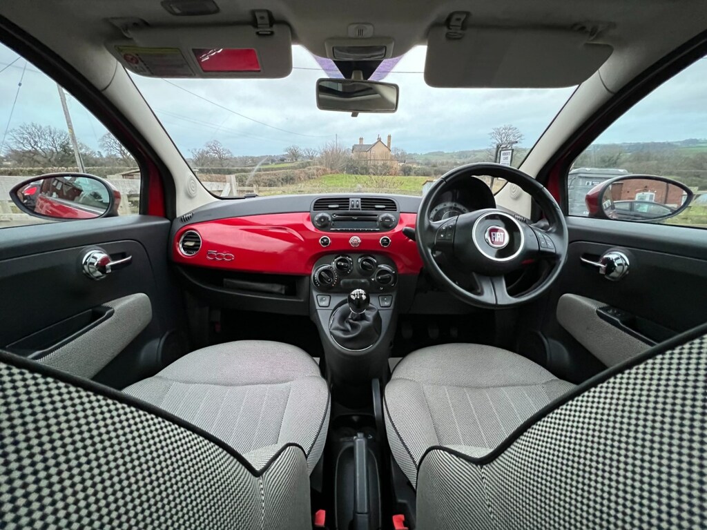 Fiat 500 1.2 Lounge Bright Red, Fab Condition Throughou Red #2