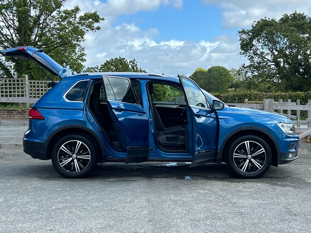 Volkswagen Tiguan 2.0 Tdi 150 4Motion Se 1 Former Keeper New Tim FE08CME Blue #4