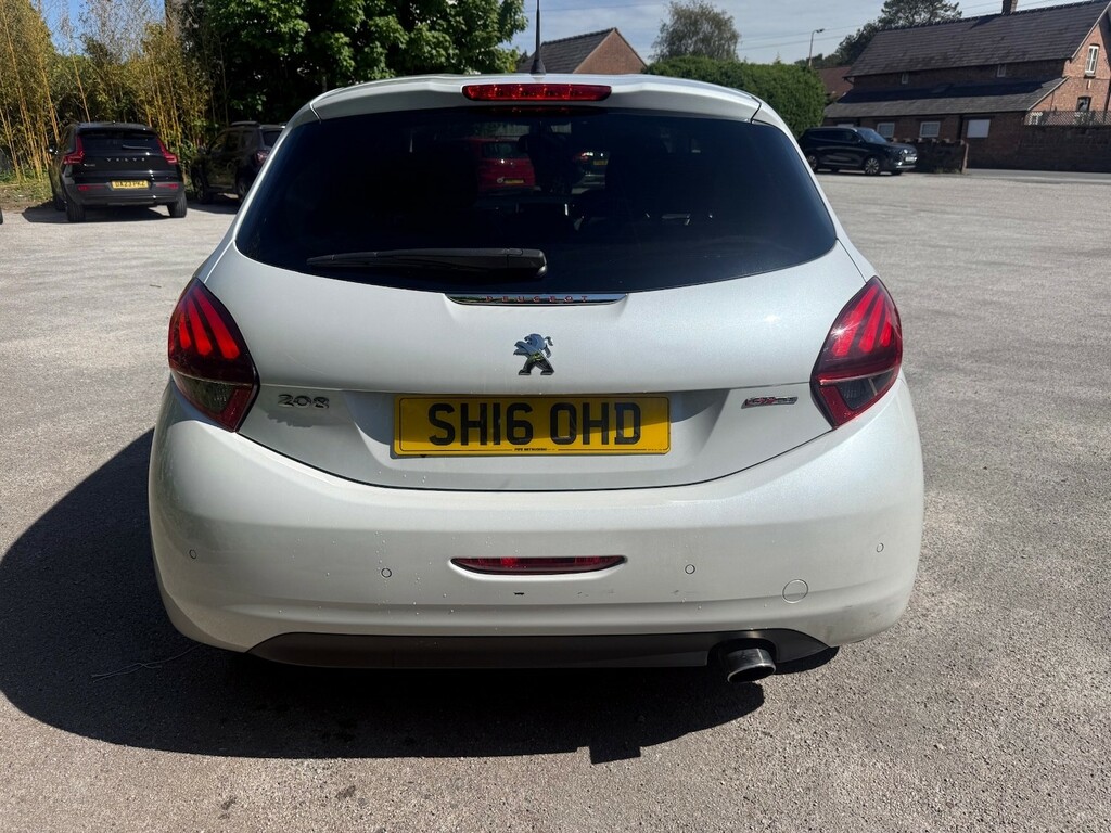 Peugeot 208 1.2 Puretech 110 Gt Line Hatchback Manu SH16OHD White #5