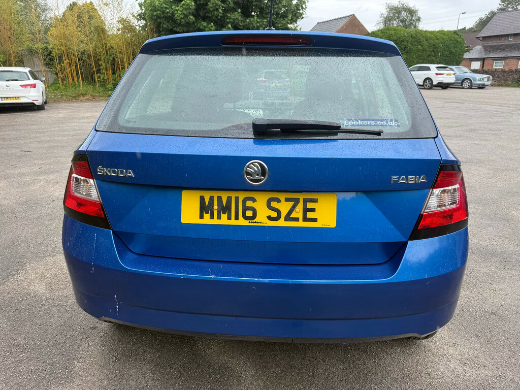 Skoda Fabia 1.4 Tdi Se Hatchback MM16SZE Blue #4