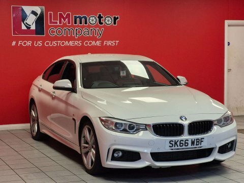 BMW 4 Series Gran Coupe 2.0 420D Gran SK66WBF White #4
