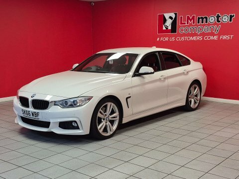 BMW 4 Series Gran Coupe 2.0 420D Gran SK66WBF White #5