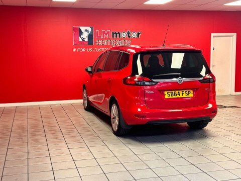 Vauxhall Zafira Tourer Sri Cdti SB64FSP Red #6