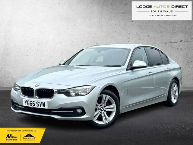 BMW 3 Series 2.0 320D Ed Sport Saloon Euro 6 S Silver #4
