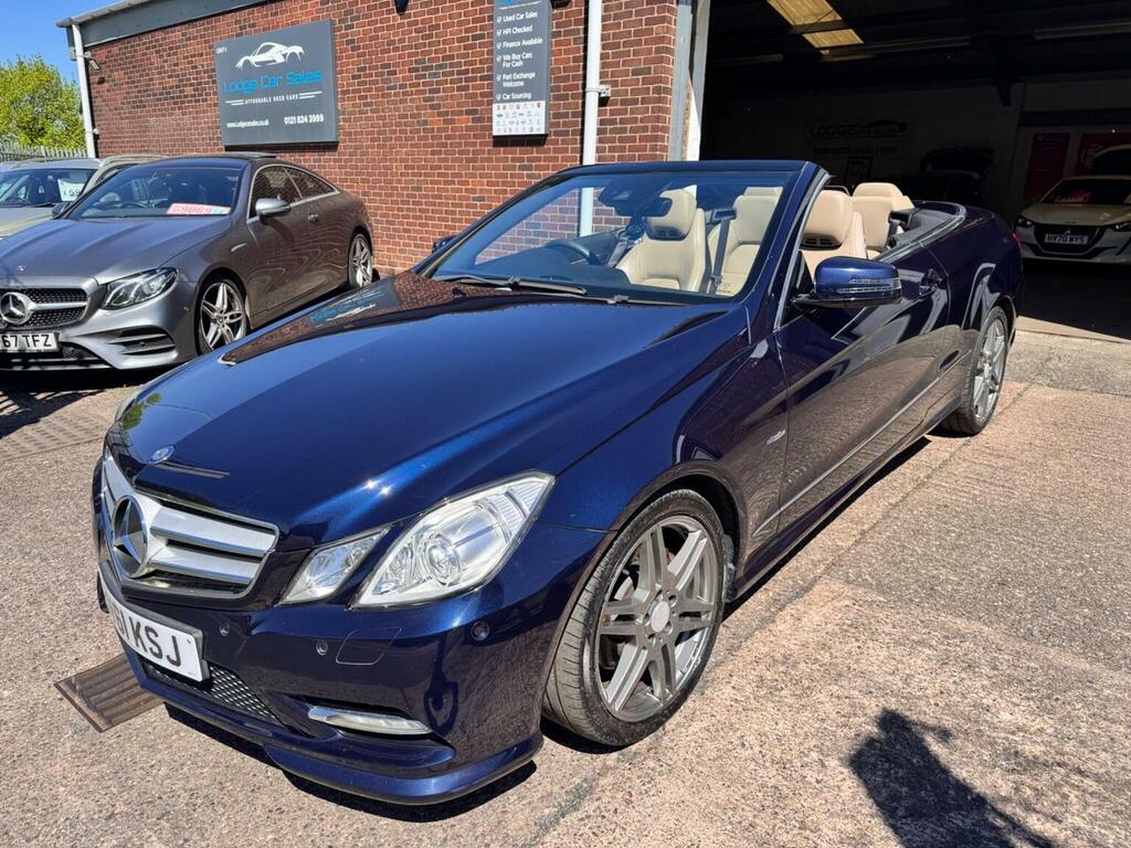 Mercedes-Benz E Class 1.8 E200 Blueefficiency Sport Edition 125 Cabriole Blue #4