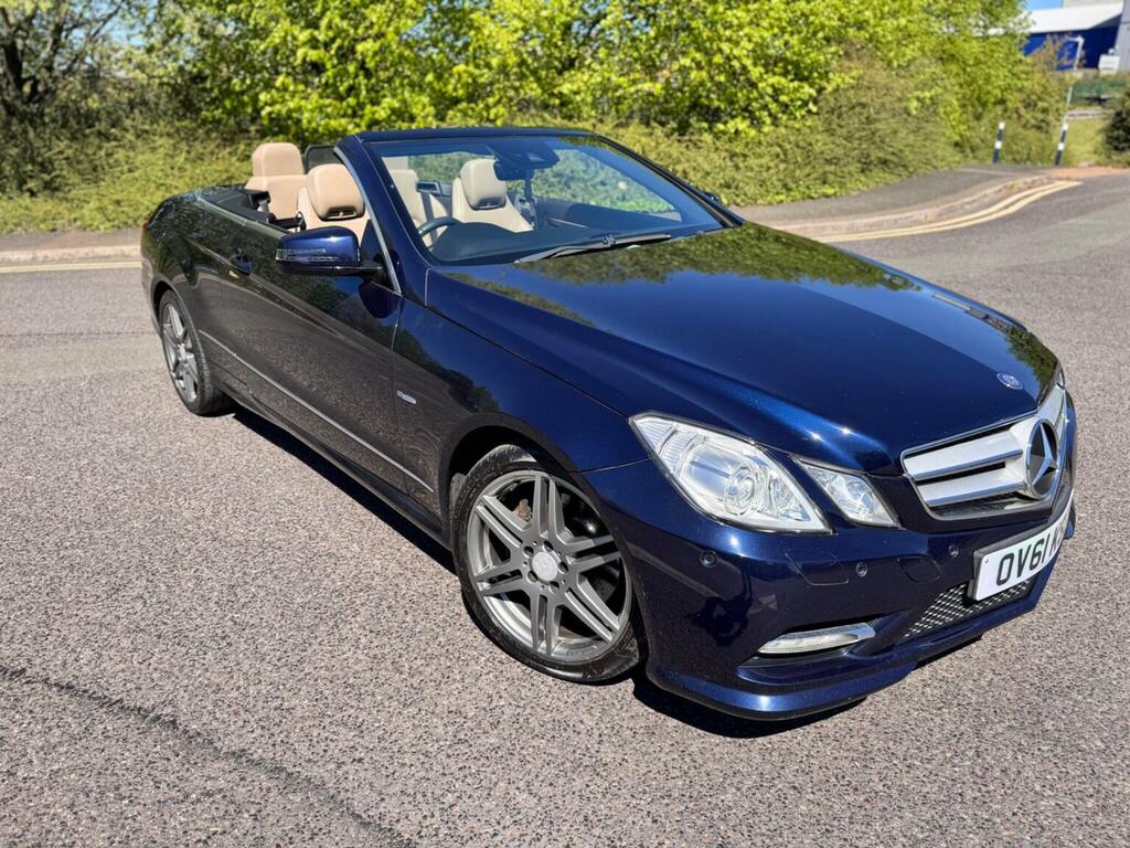 Mercedes-Benz E Class 1.8 E200 Blueefficiency Sport Edition 125 Cabriole Blue