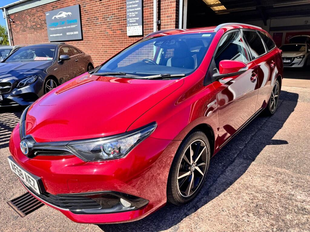 Toyota Auris 1.8 Vvt-h Design Touring Sports Cvt Euro 6 Ss 5 AF68AEZ Red #4