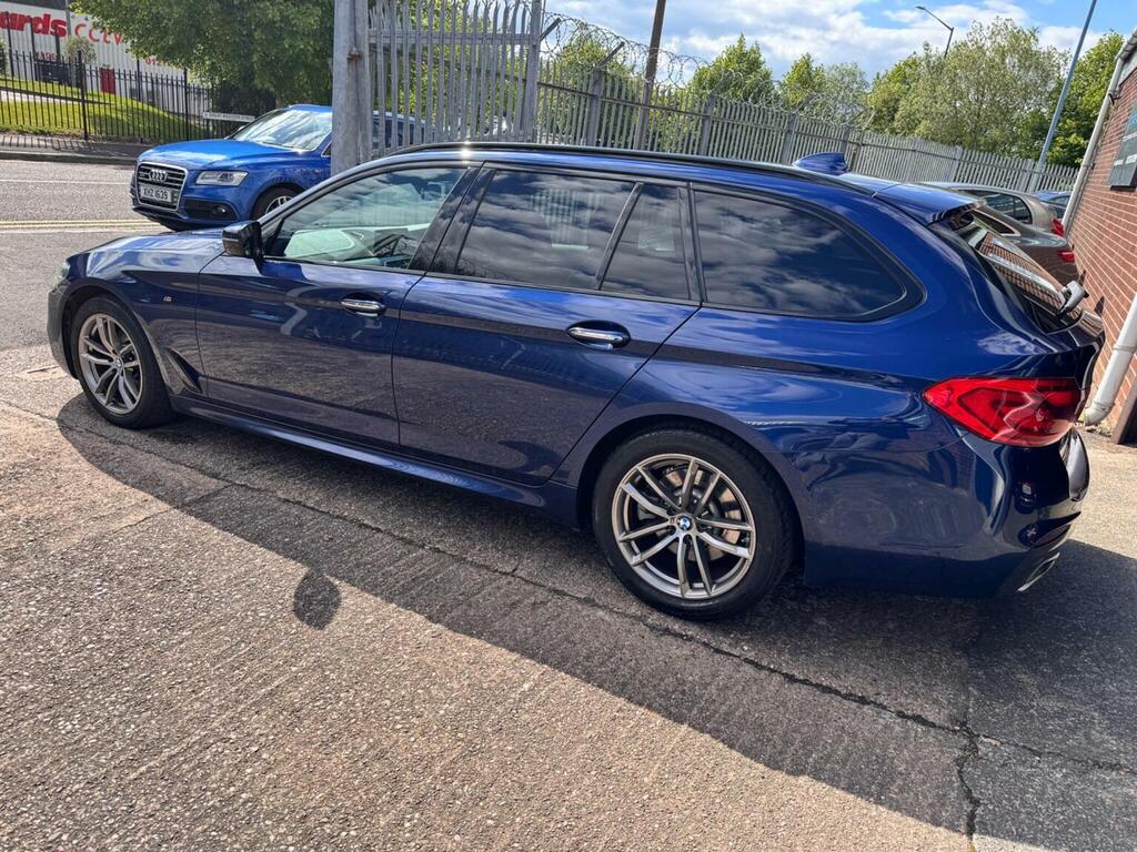 BMW 5 Series 2.0 520D M Sport Touring Euro 6 Ss BN67DGZ Blue #6