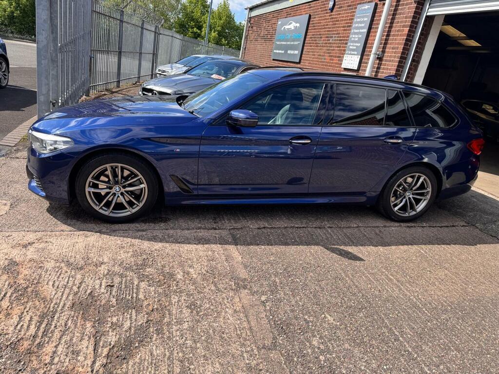 BMW 5 Series 2.0 520D M Sport Touring Euro 6 Ss BN67DGZ Blue #5