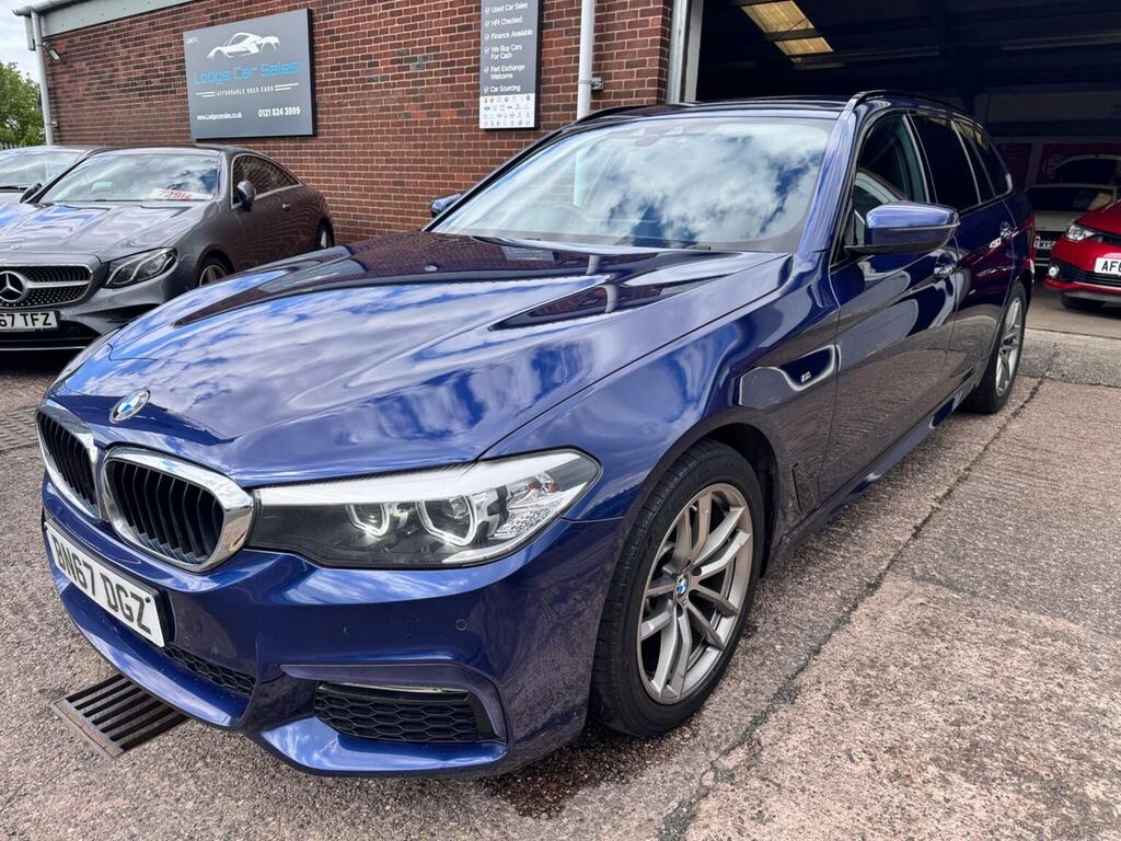 BMW 5 Series 2.0 520D M Sport Touring Euro 6 Ss BN67DGZ Blue #4