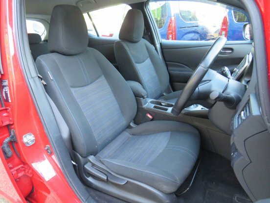Nissan Leaf 39Kwh Acenta Hatchback GJ23NVP Red #2