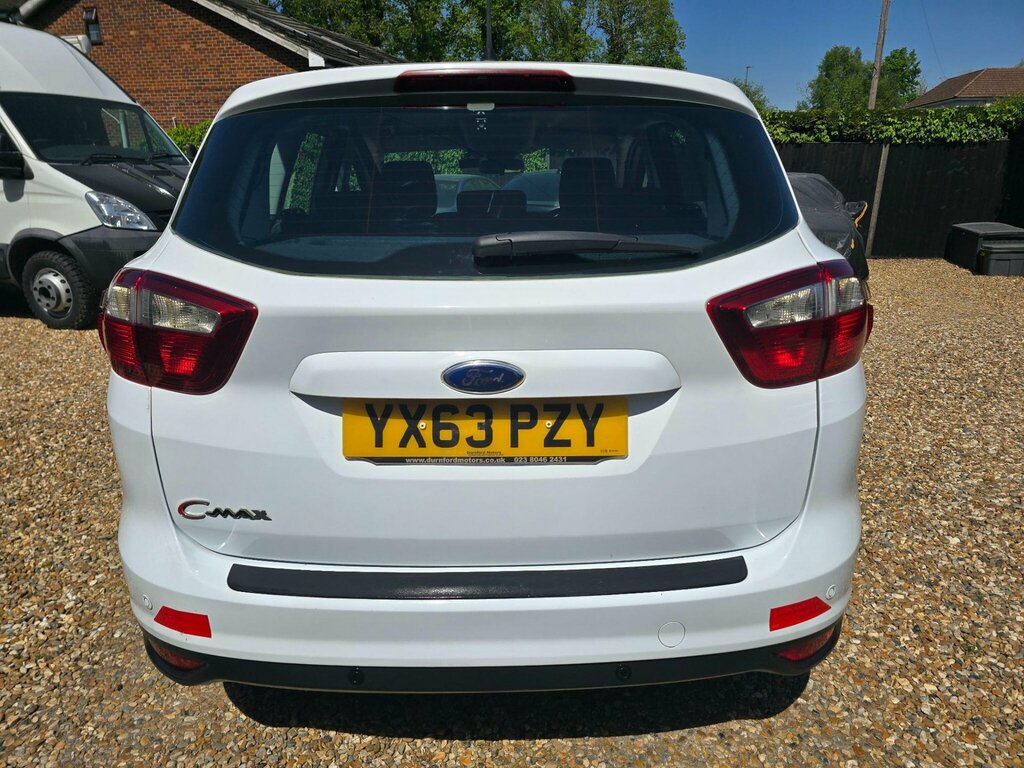 Ford C-Max 1.6 Tdci Zetec Euro 5 YX63PZY White #5