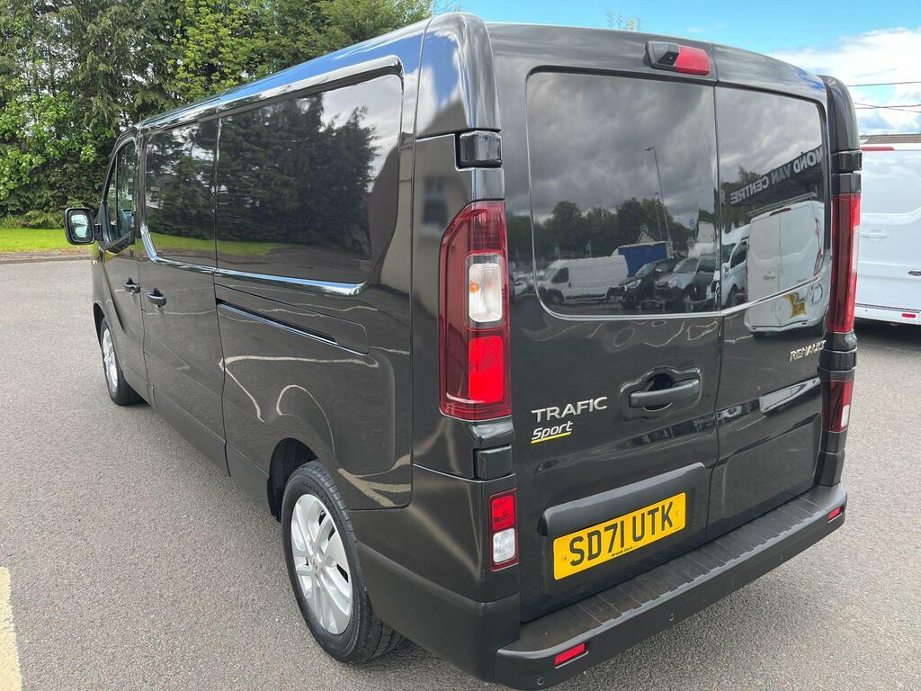 Renault Trafic 2.0 Dci Energy 30 Sport Lwb Standard Roof Euro 6 SD71UTK Black #3