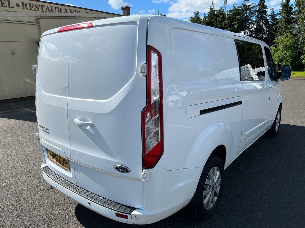 Ford Transit Custom 2.0 320 Ecoblue Limited Crew Van L2 H1 Euro 6 YR19GJP White #6