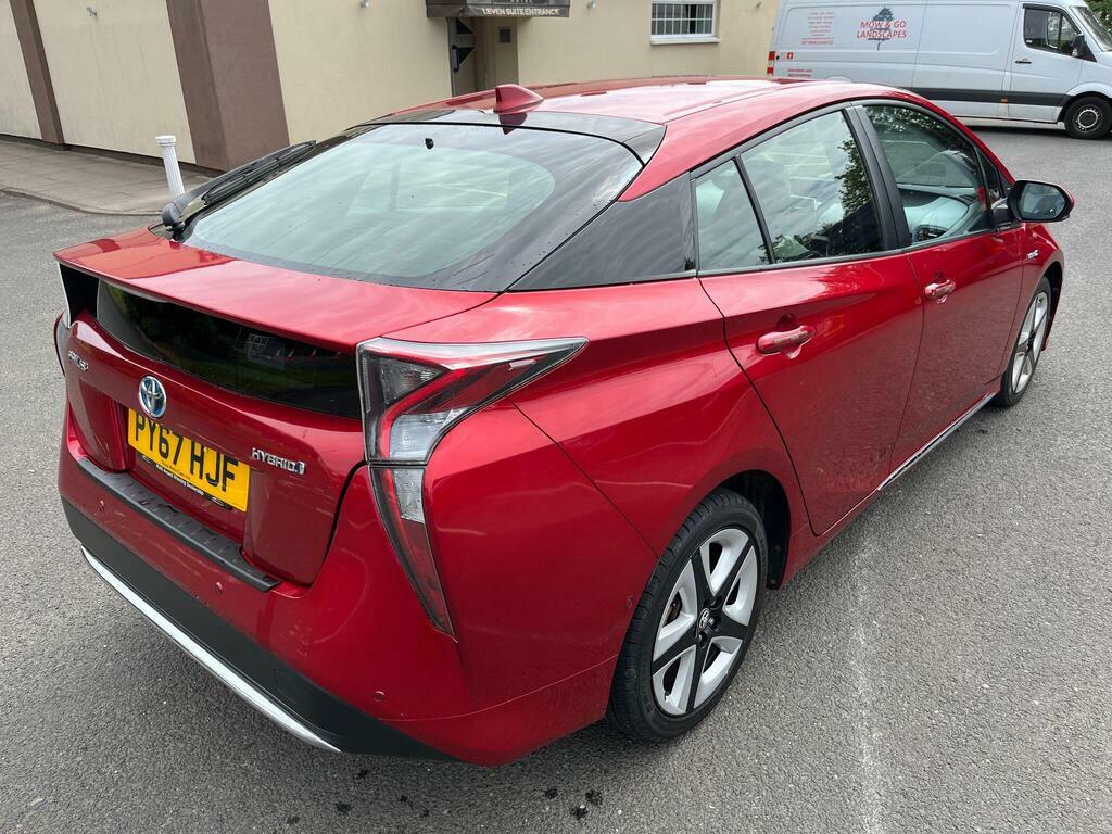 Toyota Prius 1.8 Vvt-h Excel Cvt Euro 6 S S Red #5