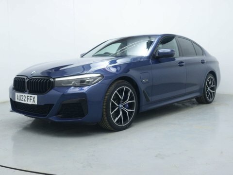 BMW 5 Series Saloon AU22FFX Blue #3