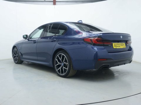 BMW 5 Series Saloon AU22FFX Blue #5