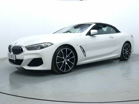 BMW 8 Series Convertible CV21SFJ White #5