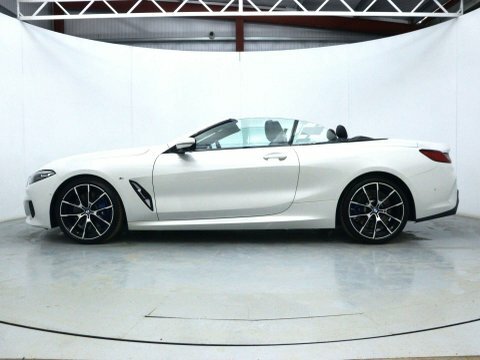 BMW 8 Series Convertible CV21SFJ White #4