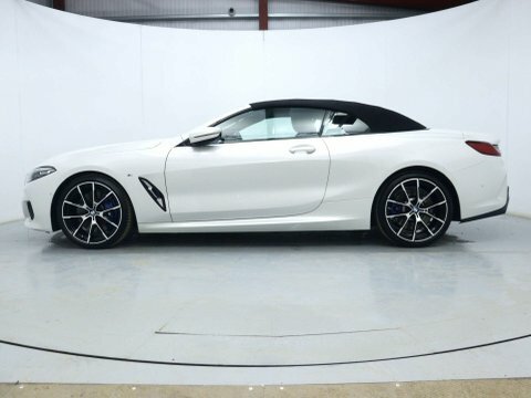 BMW 8 Series Convertible CV21SFJ White #6
