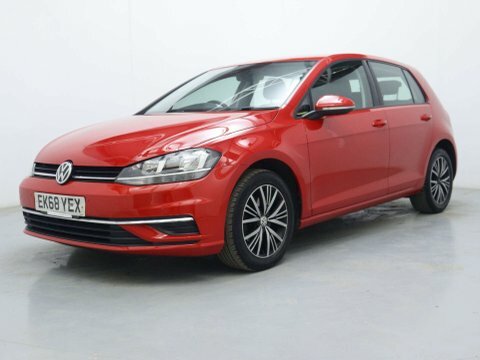 Volkswagen Golf Hatchback EK68YEX Red #3