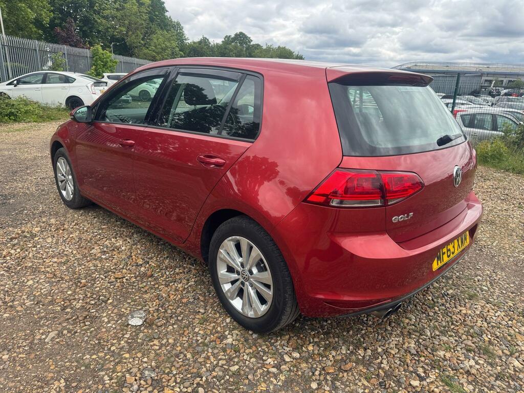 Volkswagen Golf 1.4 Tsi Bluemotion Tech Se Dsg Euro 5 Ss MF63XWM Red #4