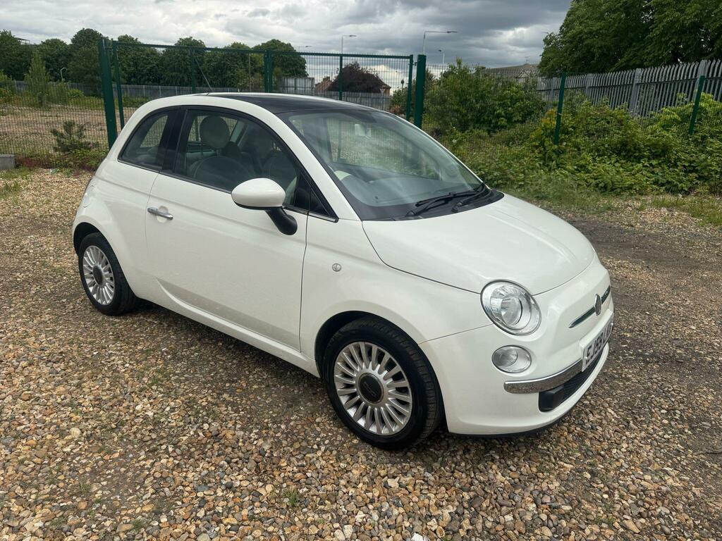 Fiat 500 1.2 Lounge Euro 5 Ss White