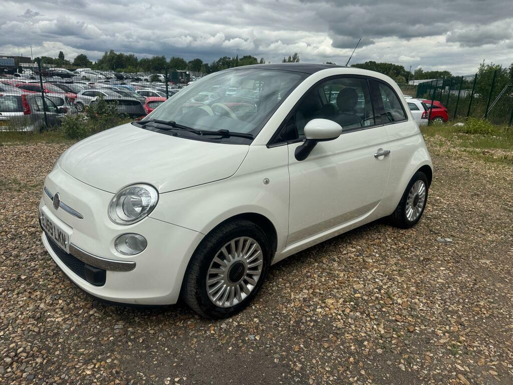 Fiat 500 1.2 Lounge Euro 5 Ss EJ59LKN White #3