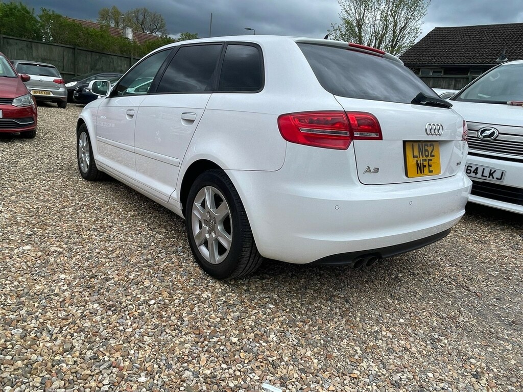 Audi A3 Hatchback LN62NFE White #3