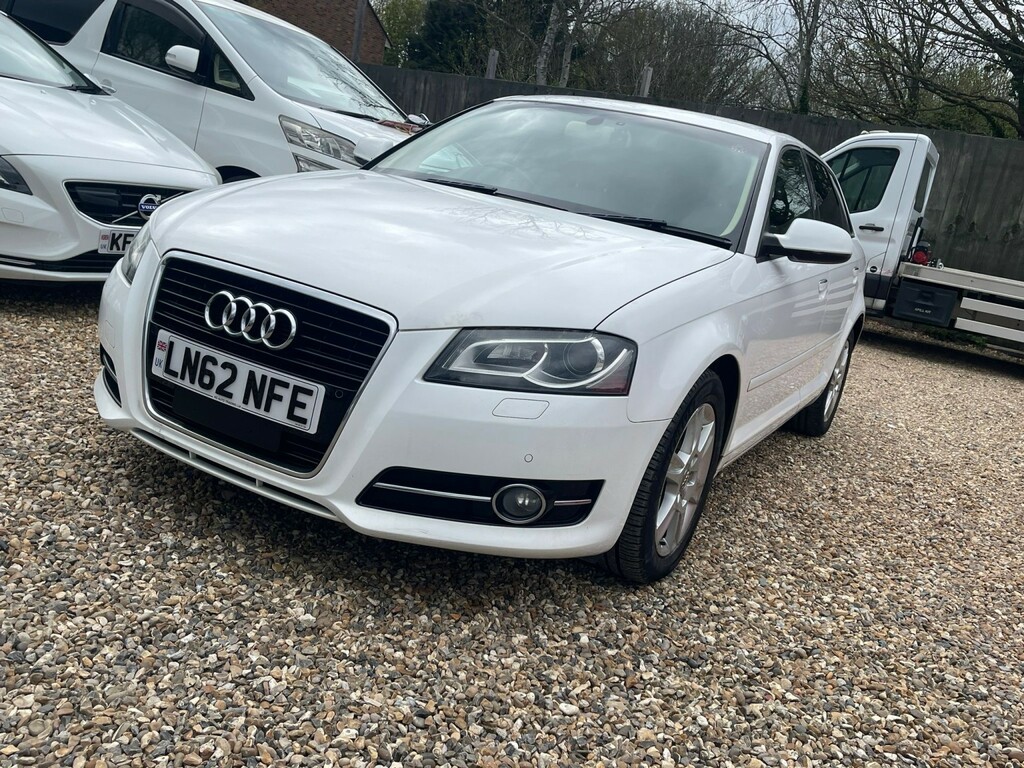 Audi A3 Hatchback LN62NFE White #4