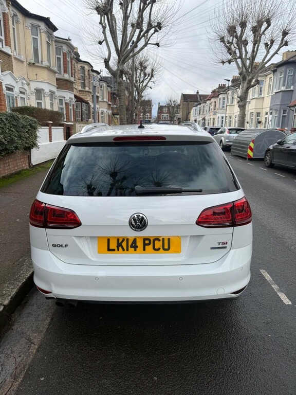 Volkswagen Golf Estate White #4