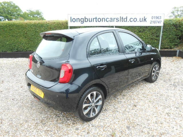 Nissan Micra Hatchback 1.2 Tekna 2015 GN65XEF Black #5