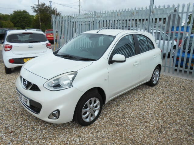 Nissan Micra Hatchback 1.2 Acenta 2013 White #2