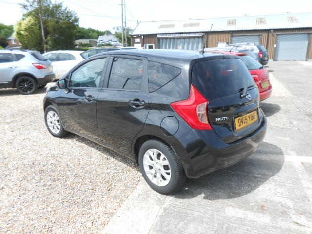 Nissan Note Hatchback 1.2 12V Acenta 2015 DV15YDB Black #2