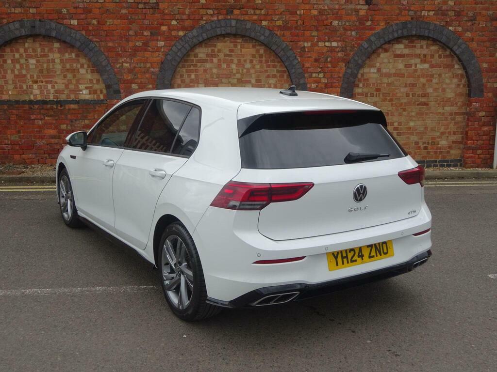 Volkswagen Golf 1.5 Etsi Mhev R-line Dsg Euro 6 S S YH24ZNO White #4