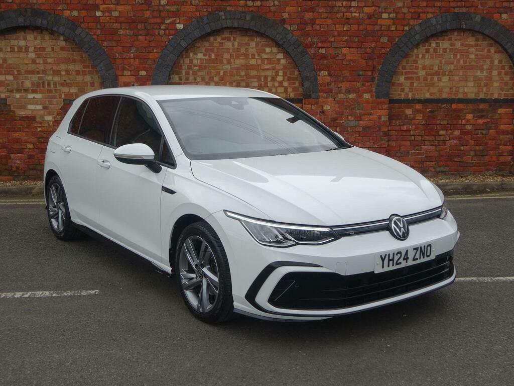 Volkswagen Golf 1.5 Etsi Mhev R-line Dsg Euro 6 S S White