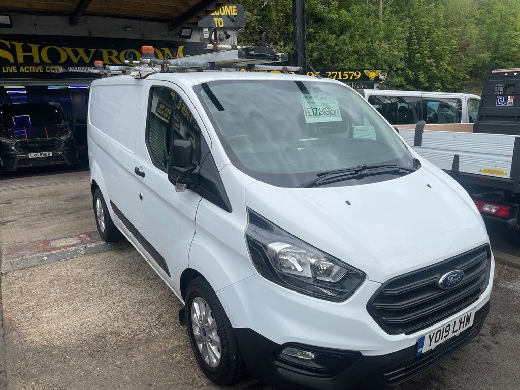 Ford Transit Custom 320 L1 H1 Air-con Rear Internal Workshop YO19LHW White #3