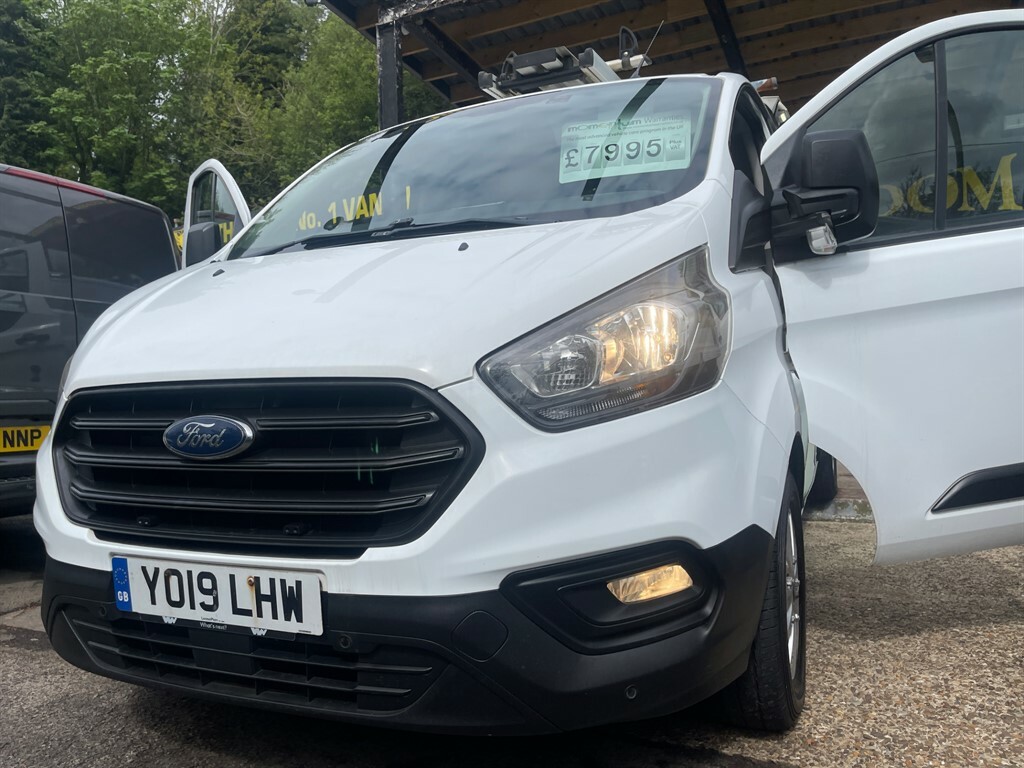 Ford Transit Custom 320 L1 H1 Air-con Rear Internal Workshop YO19LHW White #2