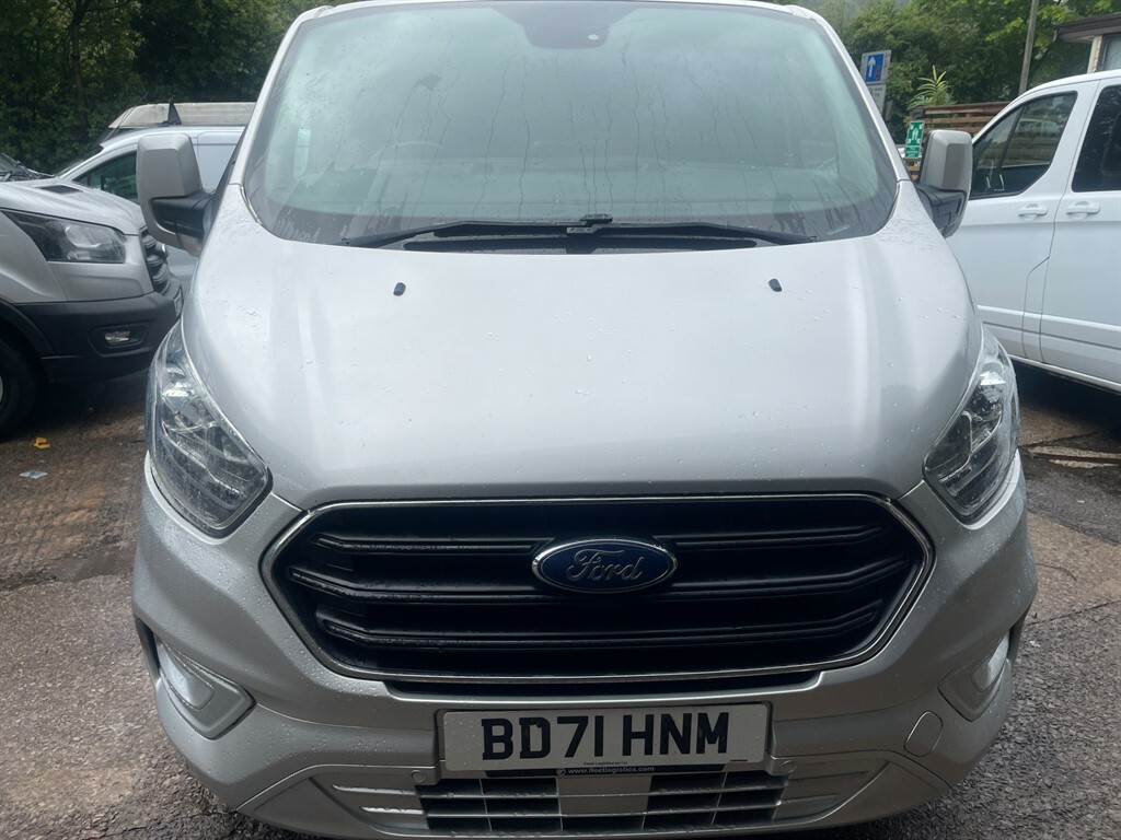 Ford Transit Custom 340 Limited Ecoblue Twin Side Load Doors BD71HNM Silver #2