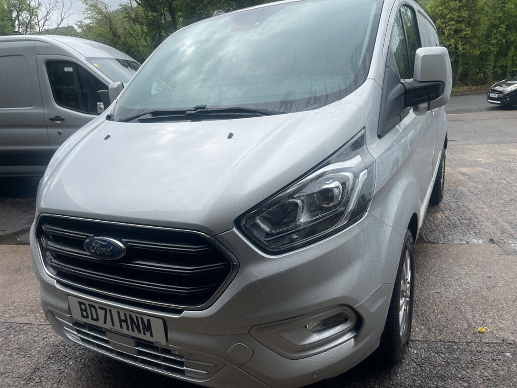 Ford Transit Custom 340 Limited Ecoblue Twin Side Load Doors BD71HNM Silver #3
